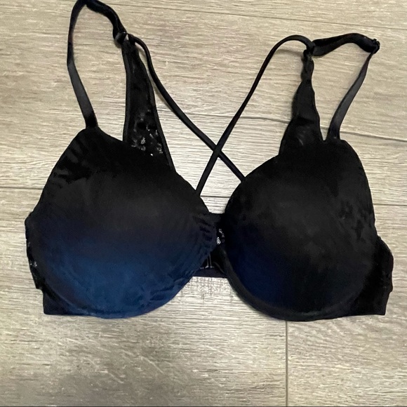 PINK Victoria's Secret Other - Victorias Secret PINK Lace over Push Up Padded Bra